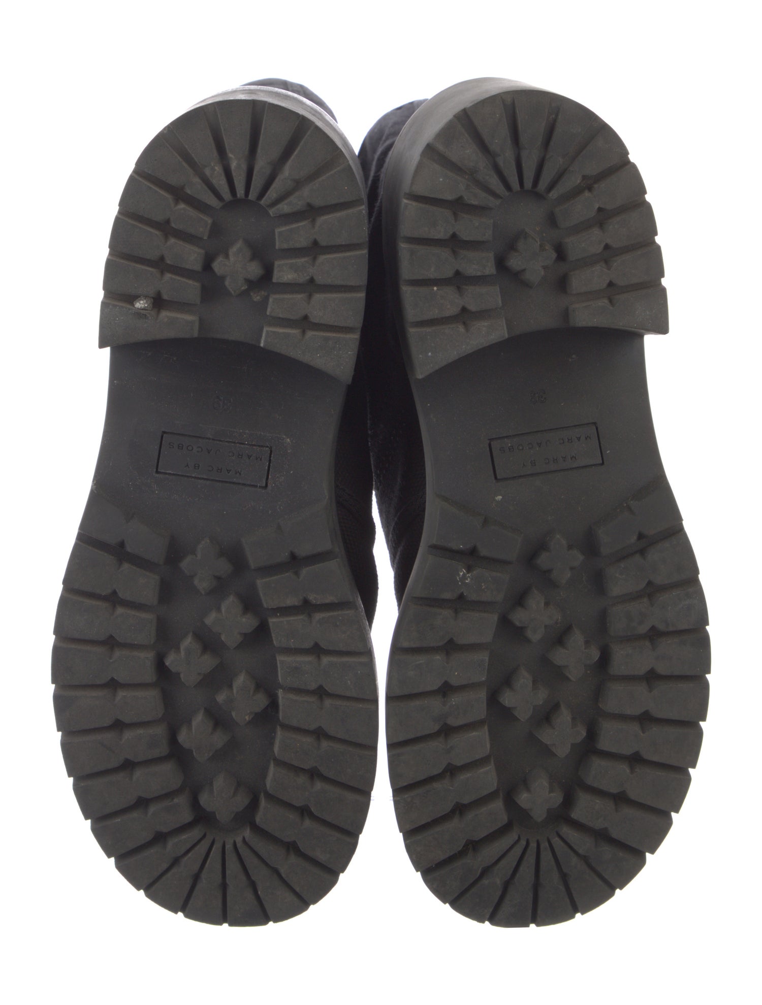 Marc by Marc Jacobs Canvas Combat Boots